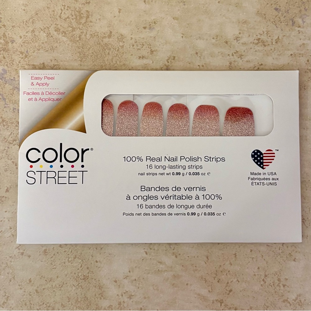 4/$30 Color Street Nail Polish Strips - Coral Bay